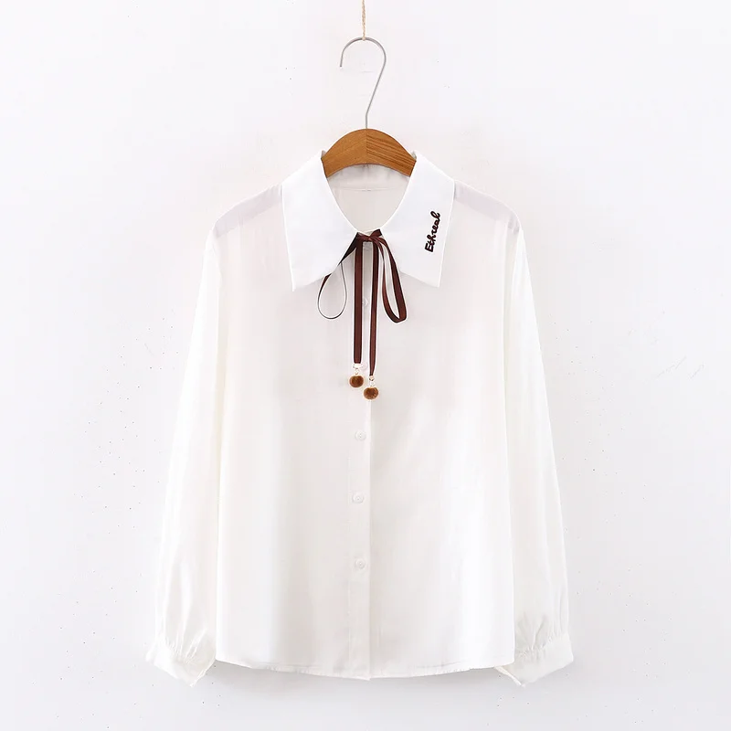 Женская рубашка для офиса женские топы в консервативном стиле с длинным рукавом