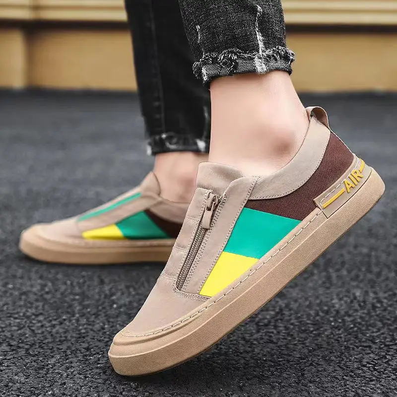 

Breathable linen casual men's shoes old Beijing cloth shoes driving shoes peas shoes canvas summer casual flat walking FY