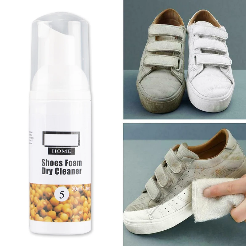 

High White Shoes Cleaner Whiten Refreshed Polish Cleaning Tool Casual Shoe Sneakers 50ml UEJ