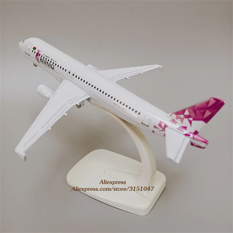 

Модель самолета авиакомпании BERNIQ A320 из металлического сплава, 16 см, модель самолета Аэробус 320, модель самолета, литый под давлением самолет ...