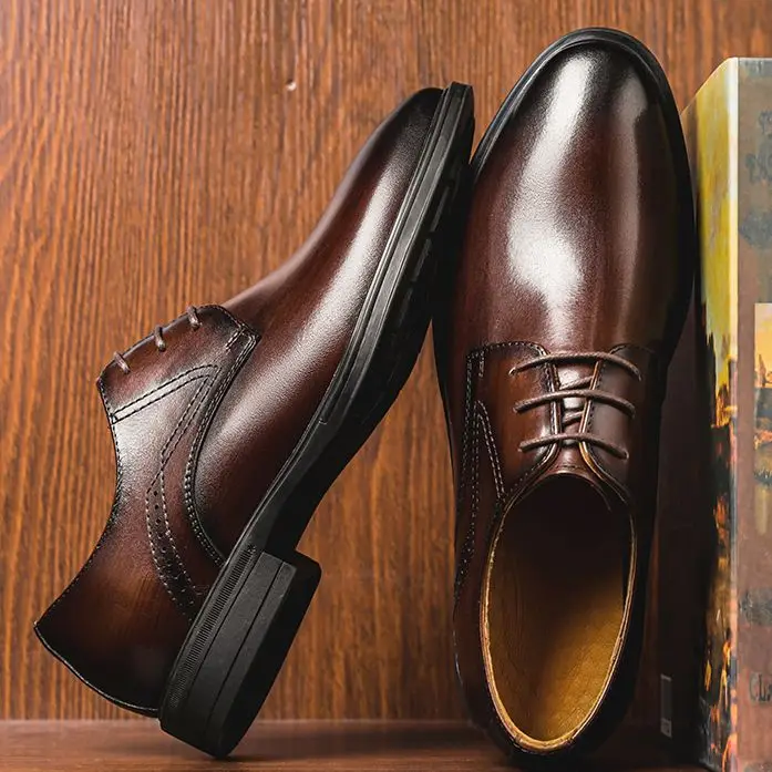 

New Men Casual Shoes Pointed Toe Fashion Formal Dress Loafers Italian Men Wedding Work Oxfords Big Size Zapatos De Hombre