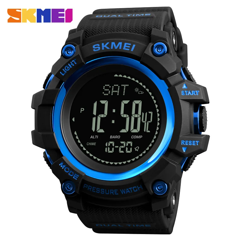 

Digital Wristwatches Men Brand Famous SKMEI Luxury Fashion Alarm 12/24h Waterproof Dual Time Pedometer Relojes Military Watches