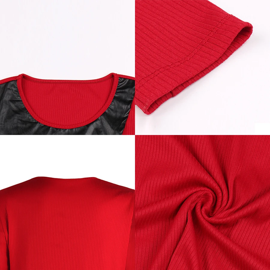 

Splice Casual T Shirt Ladies Slim Long Sleeve O Neck Loose Tops Women Fashion Streetwear Autumn Winter Warm Tshirt Female