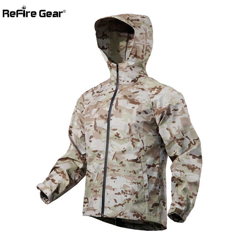 ReFire Gear Hard Shell Военная Тактическая камуфляжная куртка Мультикам дышащая