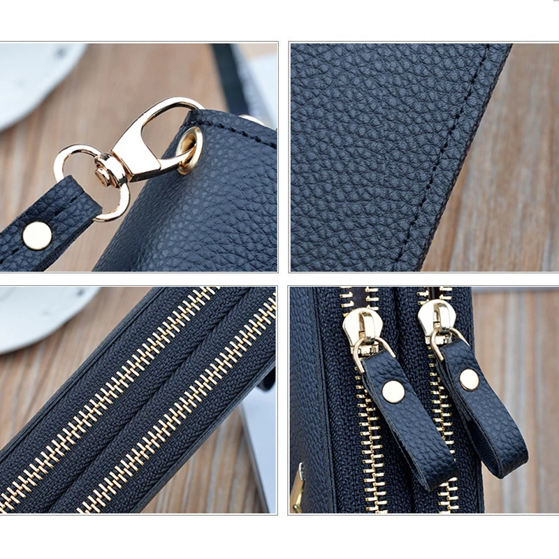 card holder key credit passport 2019 fashion travel minimalist luxury long v pink leather wallet women coin purse money carteira | Багаж и