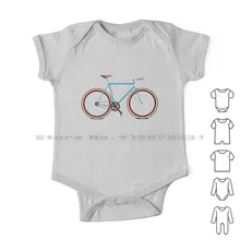 Bike Newborn Baby Clothes Rompers Cotton Jumpsuits Bikes Cycling Bicycles Fixie Fixed Gear Vintage Retro Racing Race Old Tour