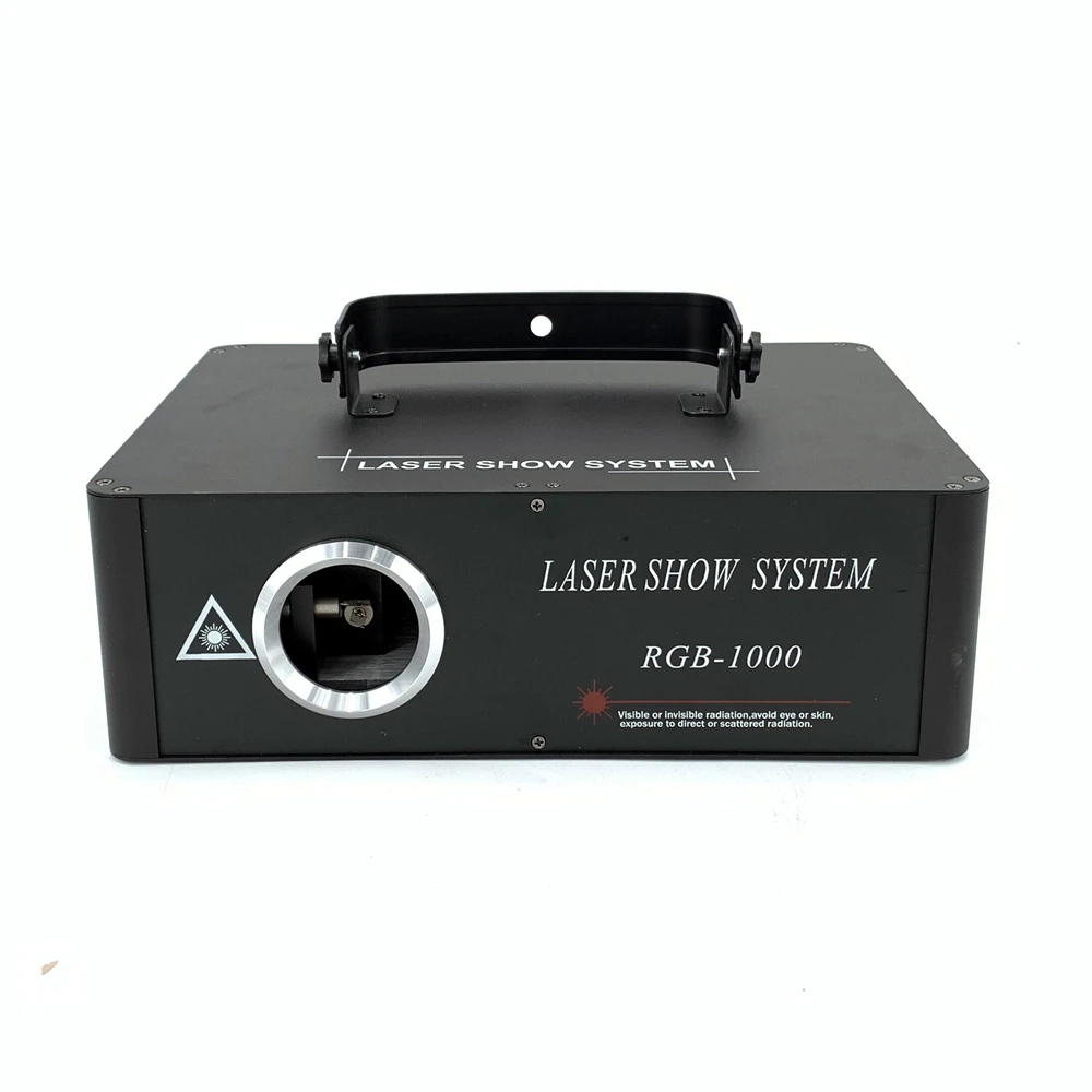 1 Вт rgb Полноцветный анимационный проектор 1 Вт DJ светильник лазерный rgb лазерные диджейские огни dmx луч светильник многоцветный