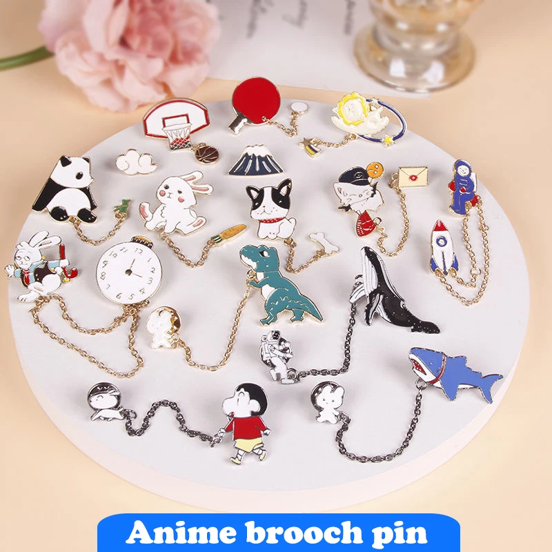 

Эмалированная булавка, мультяшная брошь на лацкан, Космический значок, булавка для одежды, сумки, куртки, рюкзака, украшение, панда, кролик, э...