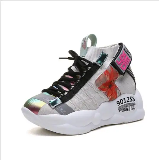 Женская обувь на толстой подошве дышащая сетчатая спортивная в стиле интернет