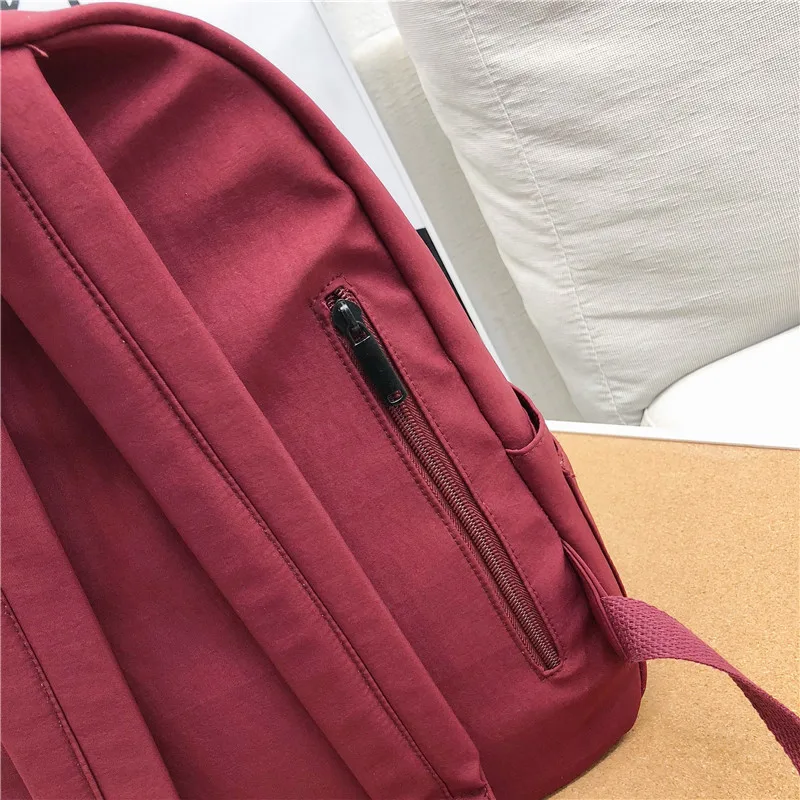 Холщовый школьный рюкзак с буквенным принтом школьные сумки для девочек