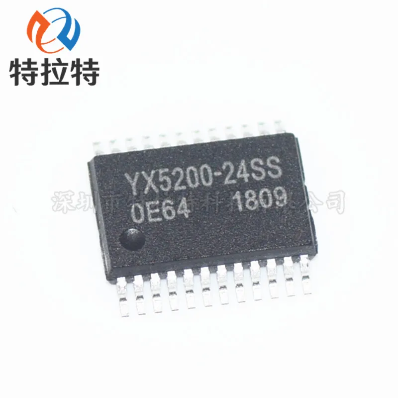 

5 шт., детали YX5200, последовательные mp3-пятна, функция mp3 программ, может быть подключен к U-диску, TF-карте, чипу SD-карты YX520024SS IC