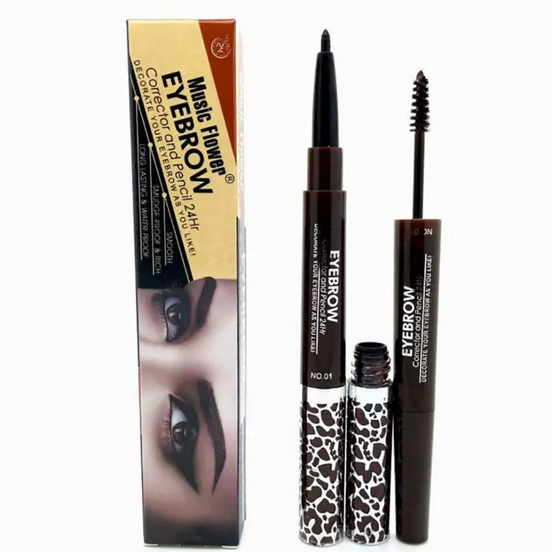 Гель для бровей водостойкая стойкая тушь ресниц коричневого цвета крем Макияж