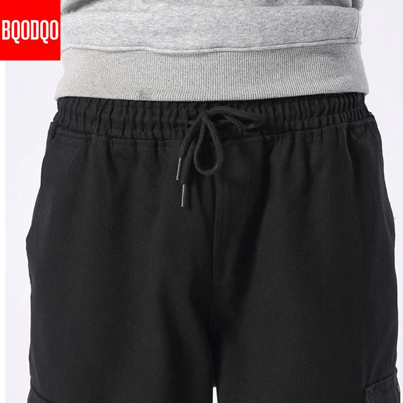 Армейский зеленый хлопок джоггеры повседневные шаровары для мужчин осенние