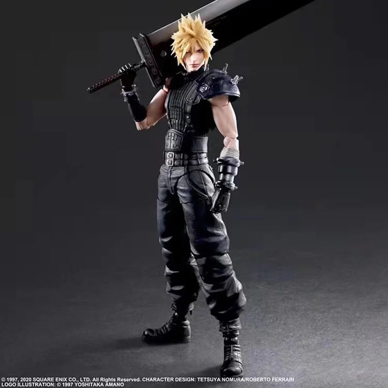 Play Arts Final Fantasy VII Тифа Локхарт Cloud Strife Фигурка Remake Коллекционные игрушки Дел