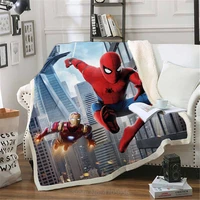 disney spiderman blanket warm cosy sherpa winter covering throws on bed crib couch home decor gift for baby boys children kids