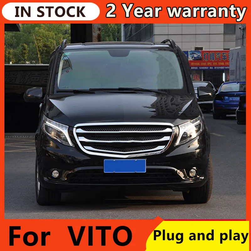 Фары для автомобиля Benz VITO 2013-2019 DRL дневные ходовые огни передняя фара