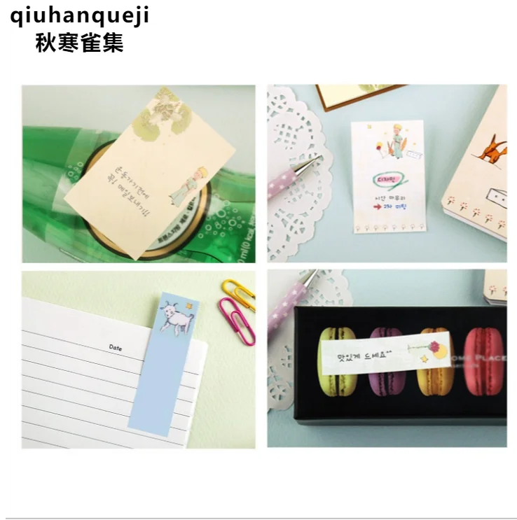 

Little Prince Cute Planner Sticker Kawaii Stationery Fixed Sticky Notes Memo Pad Notepad Cute Stationery Mini Memo Korean Sticke