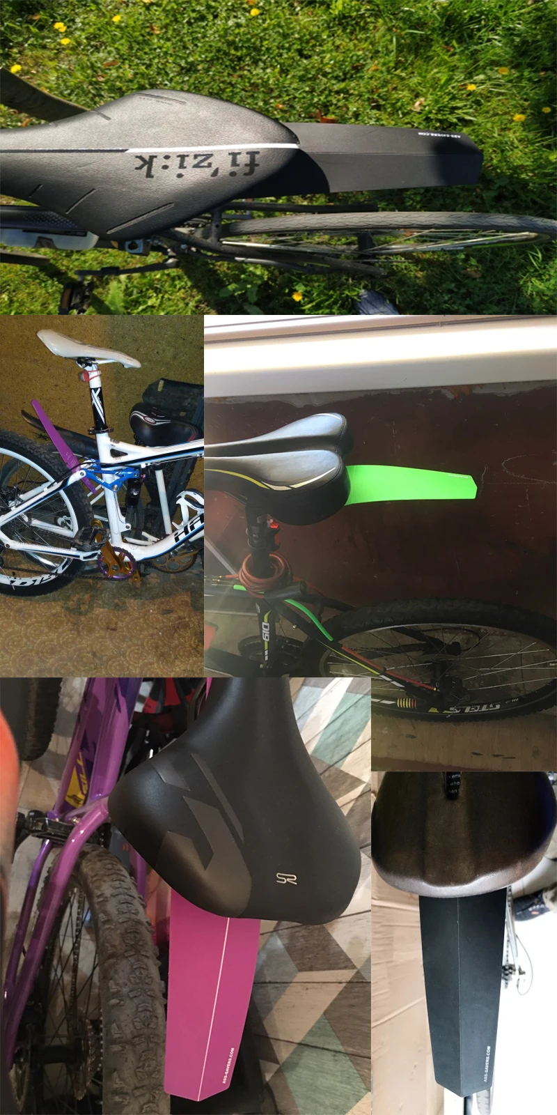 1 шт. Быстроразъемное крыло MTB дорожный велосипед седло брызговик съемные части задние крылья для горного велосипеда крыло Аксессуары для велосипеда