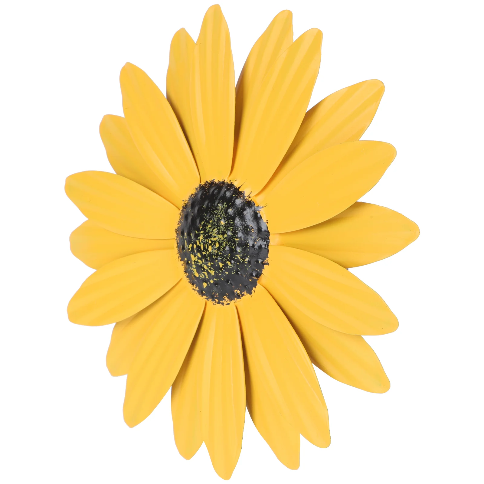 

1Pc Metal Daisy Flower Wall Decor Metal Hanging Sculpture Garden Balcony Decor