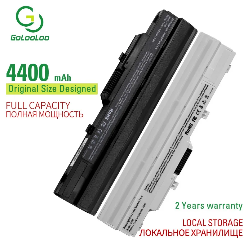 

New Laptop Battery For MSI BTY-S11 BTY-S12 Wind U100 L1300 L1350 L1350D U100X U100W U135DX U210 U270 U90X Wind12 U200 U210 U230