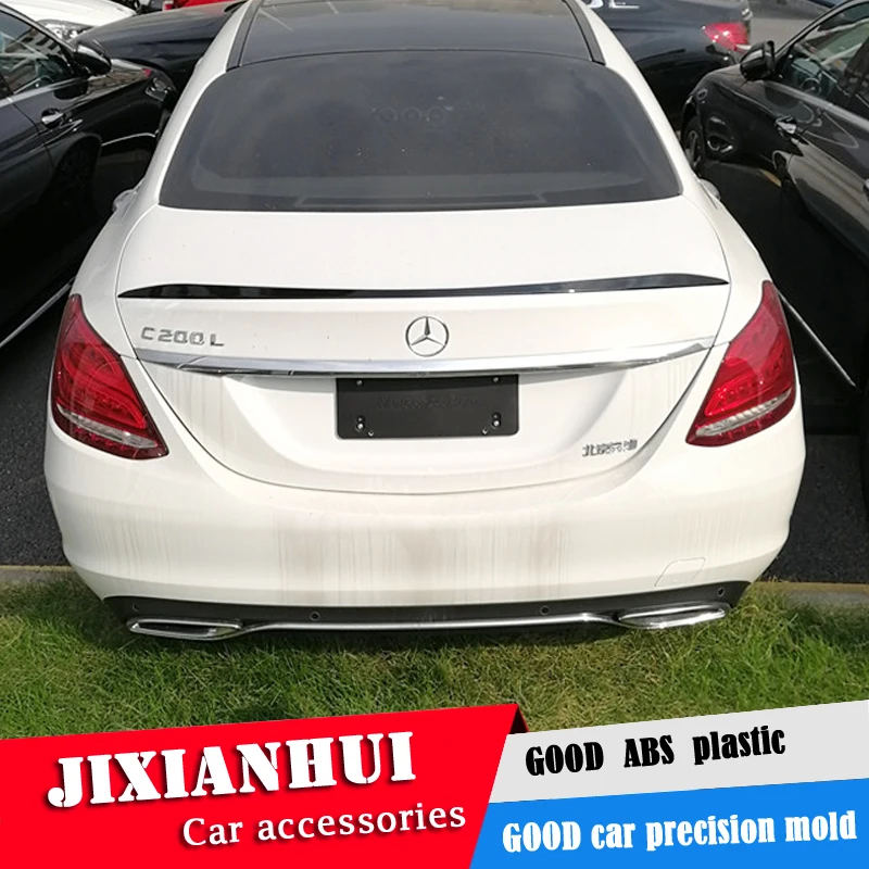 Спойлер для W205 2015-2018 MK Mercedes-Benz C-class C180 C200 ABS пластик Материал заднее крыло