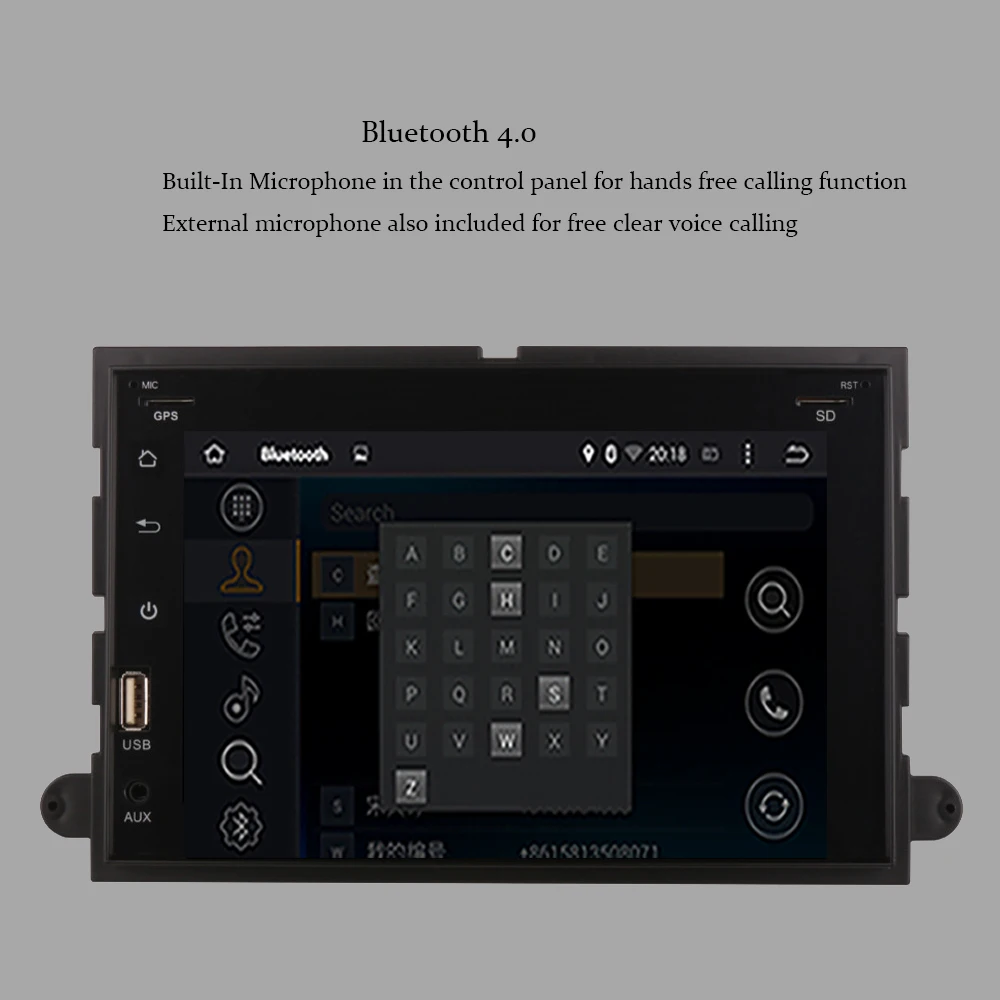 Автомагнитола с сенсорным экраном 7 дюймов Android 9 0 стерео для Ford