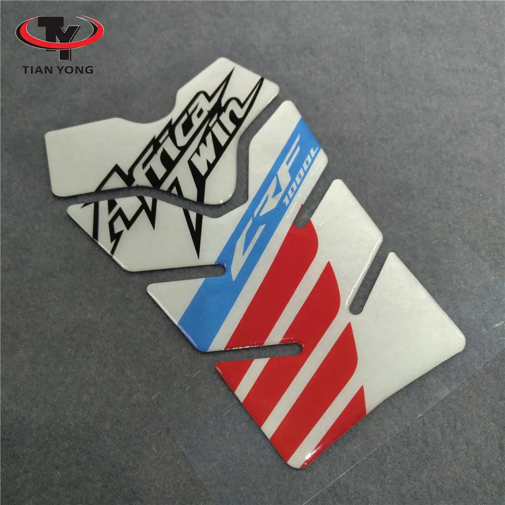 Для HONDA Africa Twin CRF1000L CRF1000 F 2016 2017 2018 3D Бак Газовая крышка Накладка наполнитель
