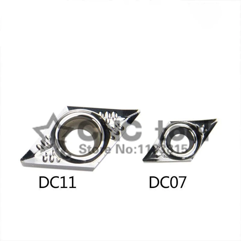 Лезвие из алюминиевого сплава DCGT070202 DCGT070204 DCGT070208 AK DCGT 11T302/DCGT11T304/08 вставки для