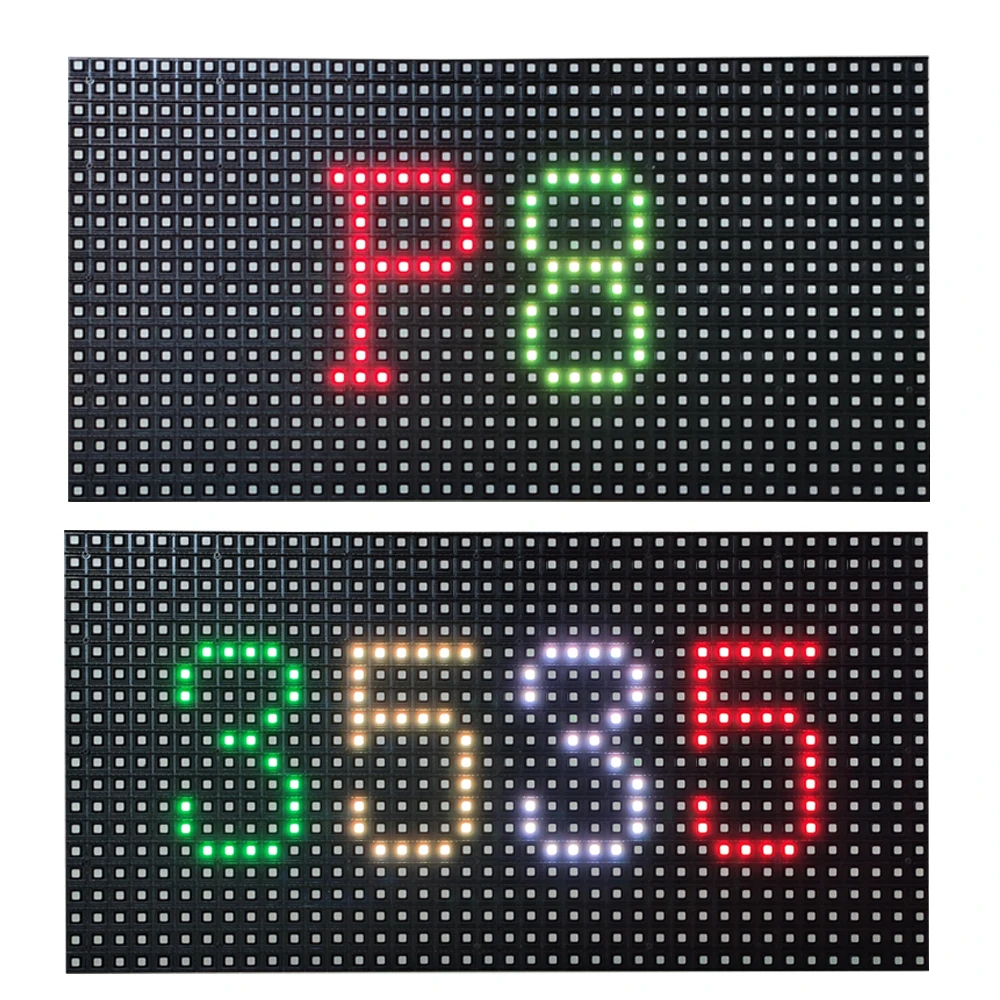 Уличный светодиодный SMD модуль P8mm SMD3535 40x20 пикселей Панель экрана Размер модуля: 320