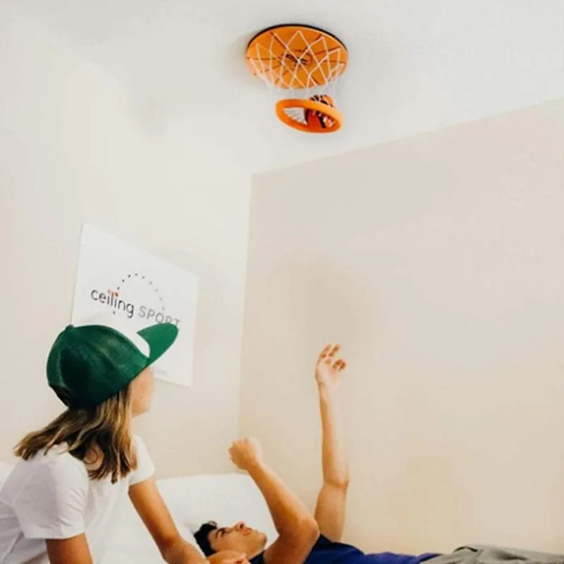 

Indoor Mini Basketball Box Ceiling Shot Wall-mounted Basketball Set Toys Children's Sports Creative Family Games Sports Toys