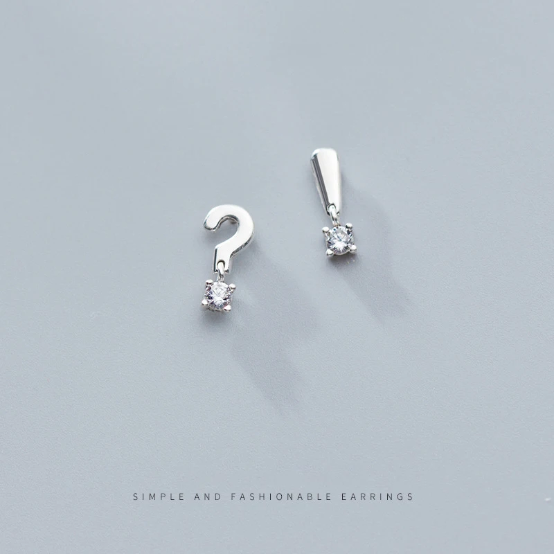 COLUSIWEI натуральная 925 стерлингового серебра с милой восклицательный знак и