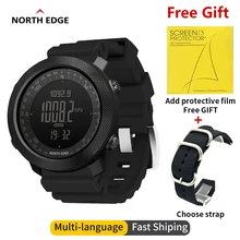 North Edge Apache smart watch Men sport smartwatch for Running Climbing Swimming Compass Altimeter Barometer waterproof 50m