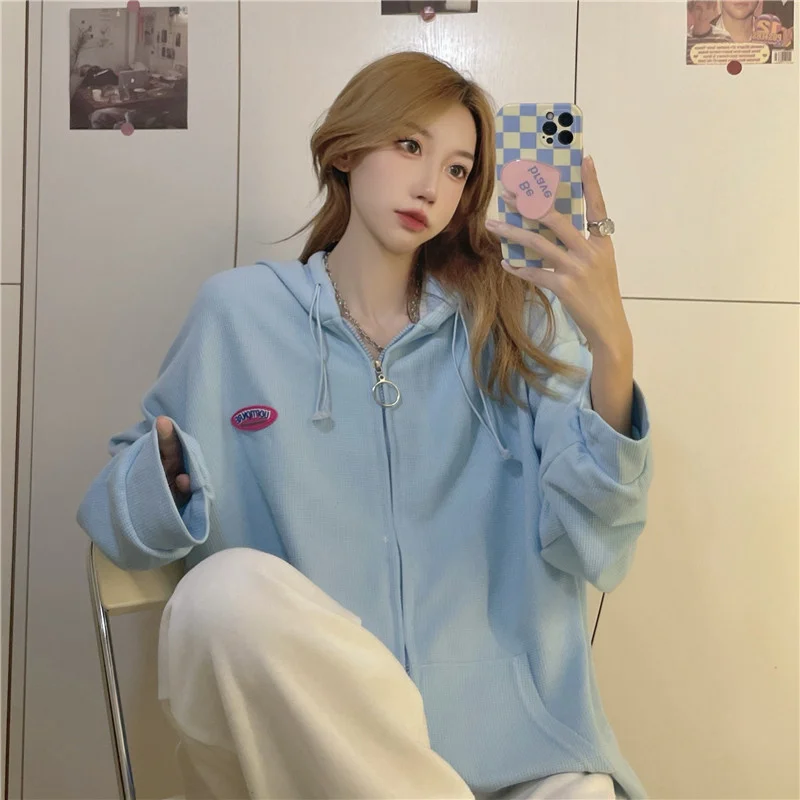 Модный свитер хип-хоп Женская демисезонная свободная стильная тонкая шикарная