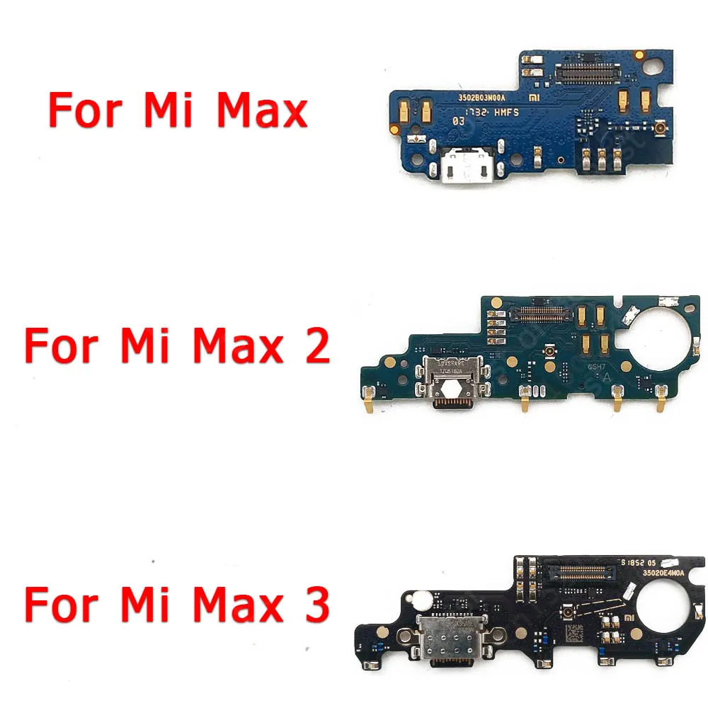 

Original Charging Port For Xiaomi Mi Max 3 2 Max3 Max2 Charge Board Repair Flex Cable Dock Usb Connector Replacement Spare Parts