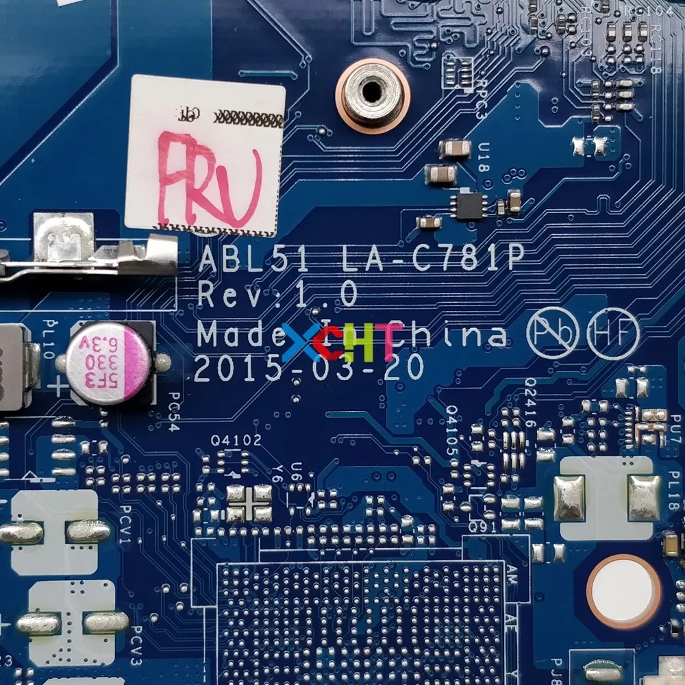 814611-001 814611-501 814611-601 ABL51 LA-C781P UMA w A6-6310 CPU для HP 255 G4 ноутбуков ПК материнских плат |