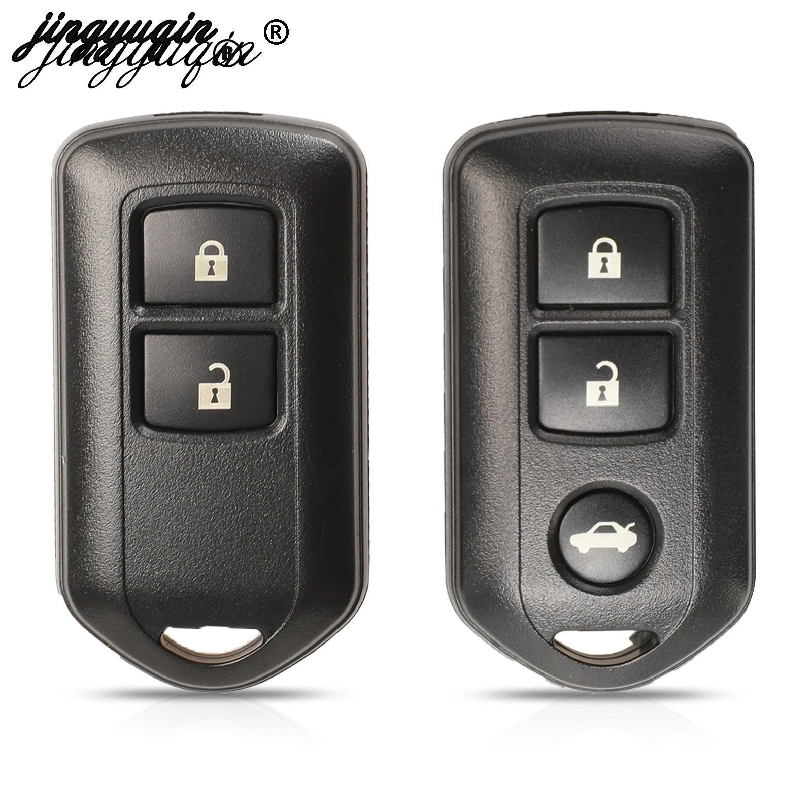 Сменный корпус jingyuqin для автомобиля с 3 кнопками TOYOTA Prado RAV Vios Yaris Smart Camry Highlander|Ключ
