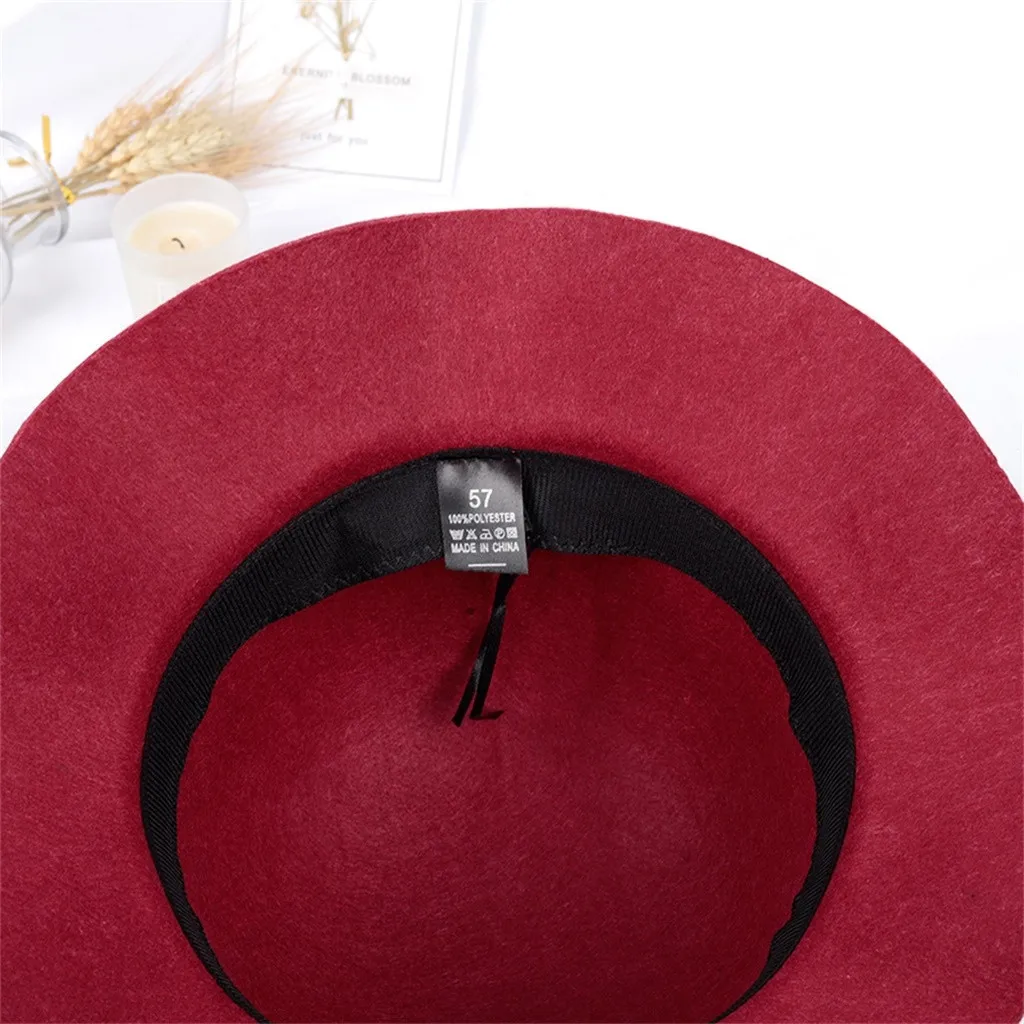 

Female Autumn Winter Fashion Casual Hat Dome British Top Hat