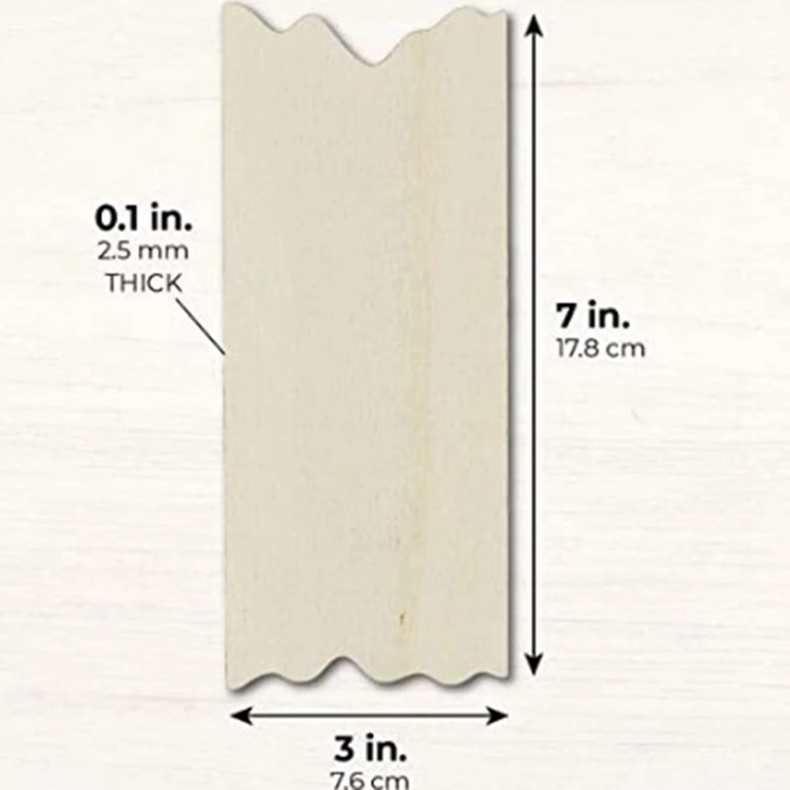24 упаковки необработанных деревянных табличек вырез деревянная вывеска