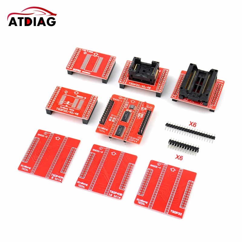 Программатор TSOP32 TSOP40 TSOP48 SOP44 SOP56 100% для MiniPro TL866II Plus TL866A TL866CS гнезда адаптеров