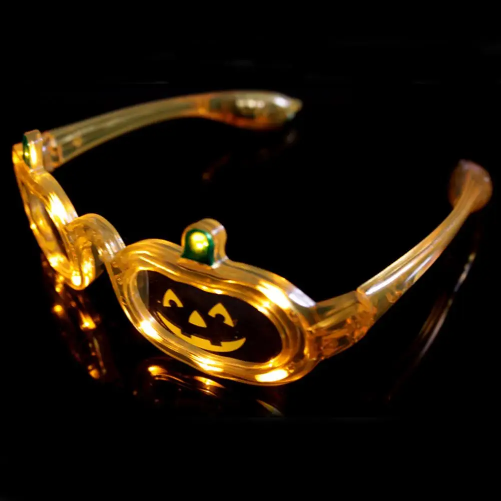 Светодиодный Очки в виде тыквы люминесцентный слепой очки светильник маска для