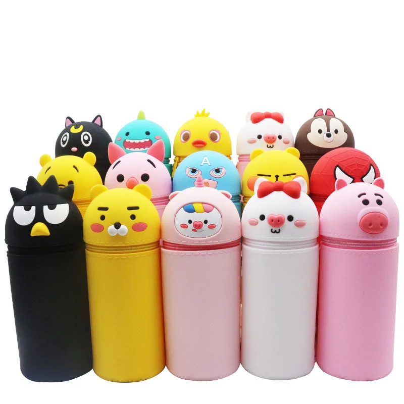 Пенал большой емкости для мальчиков и девочек корейский чехол ручек карандашей школьные