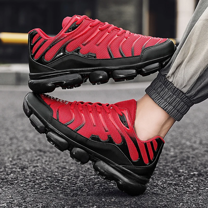 Беговые кроссовки мужские, тренировочные, сетчатые, атлетические, не скользящие, легкие, марафонские, удобные, кроссовки с шнуровкой, для мужчин, для бега и спорта.