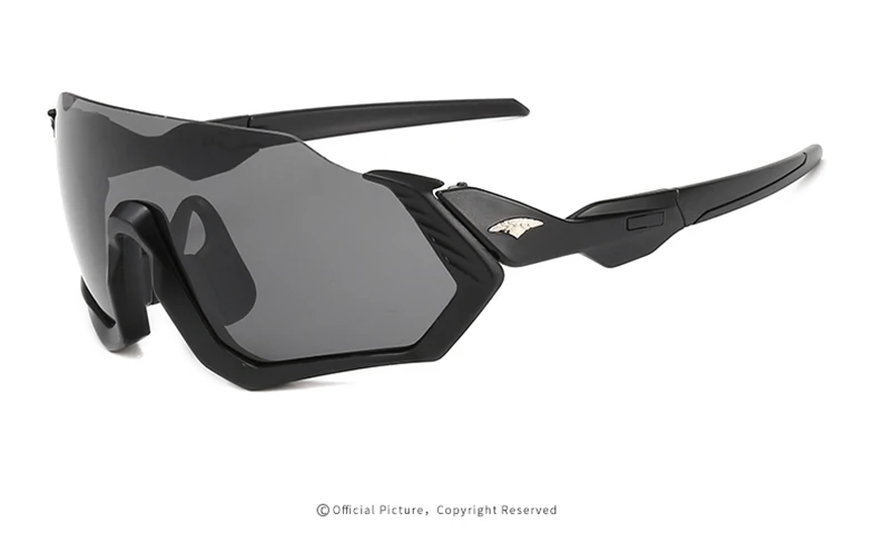 black grey 9317 очки для велоспорта, очки для горного велосипеда, очки для шоссейного велосипеда, спортивные солнцезащитные очки, мужские очки для велоспорта, UV400 - Цвет: black grey