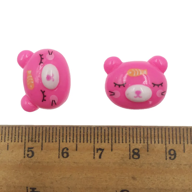 100 шт Kawaii Мультфильм Единорог лебедь цветок украшения ремесла плоские резиновые Кабошоны Скрапбукинг DIY украшения Аксессуары