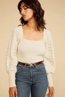 women sweater 100 wool autumn winter 2021 cable neck braided pullover women