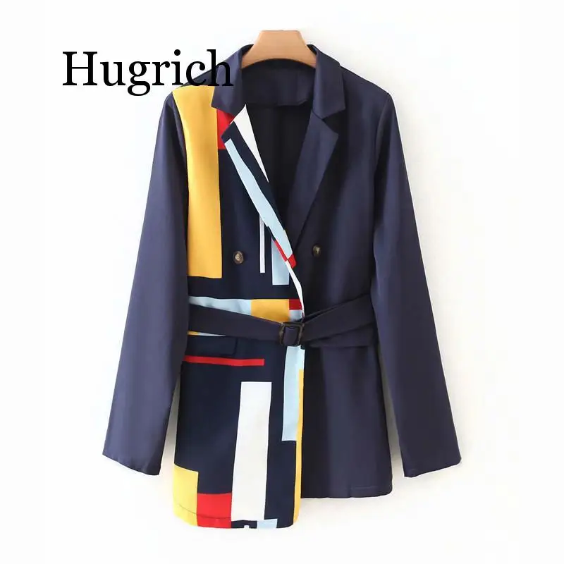 

Женский пиджак в полоску, с длинным рукавом, блейзер большого размера, офисный костюм