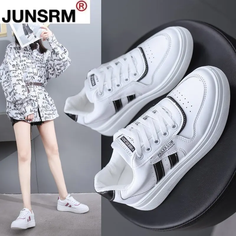 

Fashion Shoes Women's Vulcanize Shoes Spring New Casual Classic Solid Color PU Leather Shoes Women Casual White Shoes Sneakers