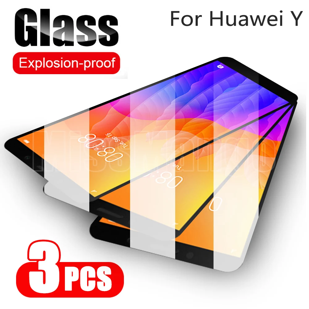 3 шт pcзащитное стекло для Huawei Y5p Y5 p Y 5 2020 Защита экрана Y6p Y7p Закаленное