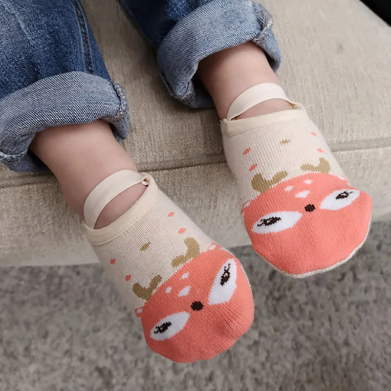 Зимние носки для новорожденных; толстые теплые хлопковые нескользящие носки для маленьких мальчиков и девочек; Calcetines; носки-тапочки для малышей; одежда для малышей