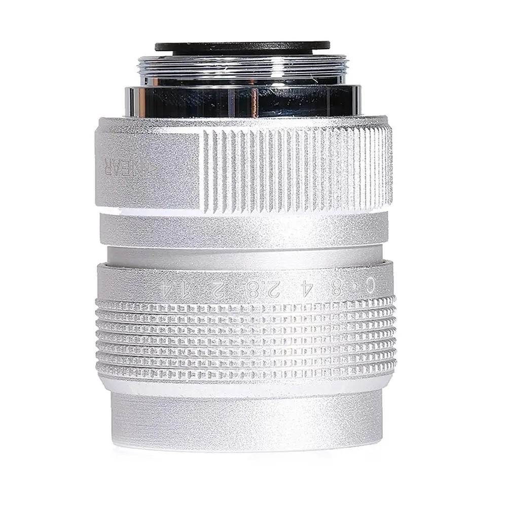 Silver Fujian 25mm f/1.4 APS-C CCTV Lens+5 adapter rings+2 Macro Ring for NEX FX M4/3 NIKON1 EOSM Mirroless Camera | Электроника